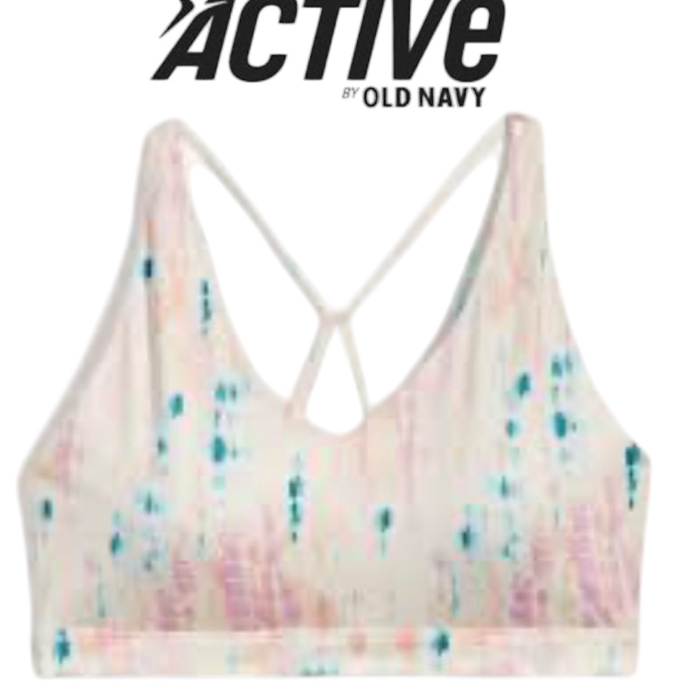 Women’s Old Navy Active Light Support Strappy Sports Bra M